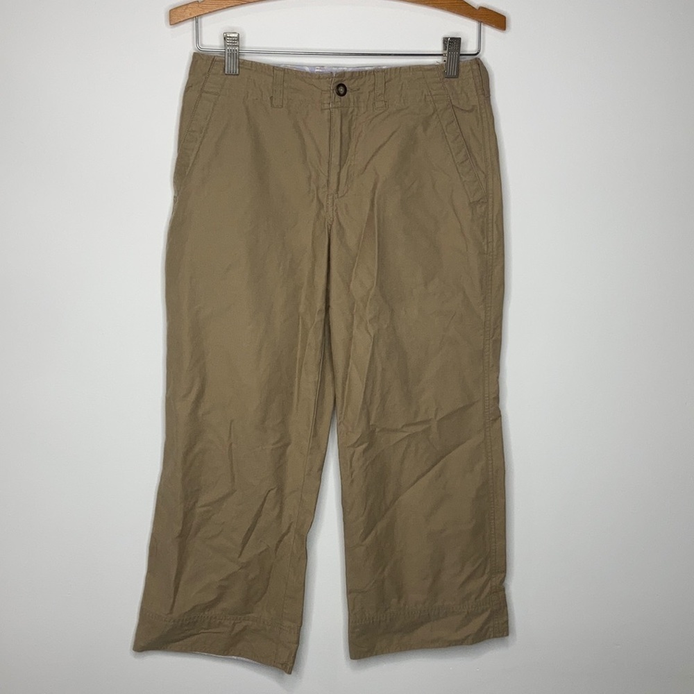 Horny Toad cropped khaki pants size 2